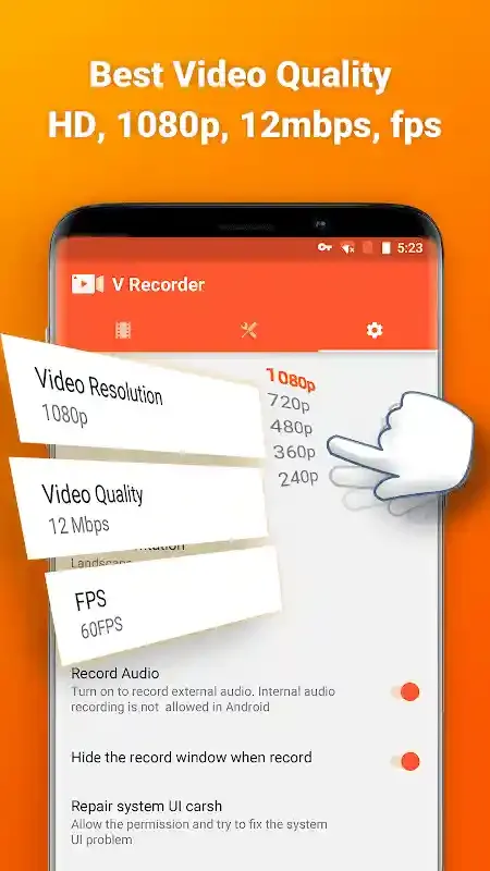تحميل تطبيق v recorder editor VIP مهكر نسخة مدفوعة بدون اعلانات