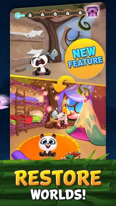 تحميل لعبة Bubble Shooter Panda Pop مهكرة